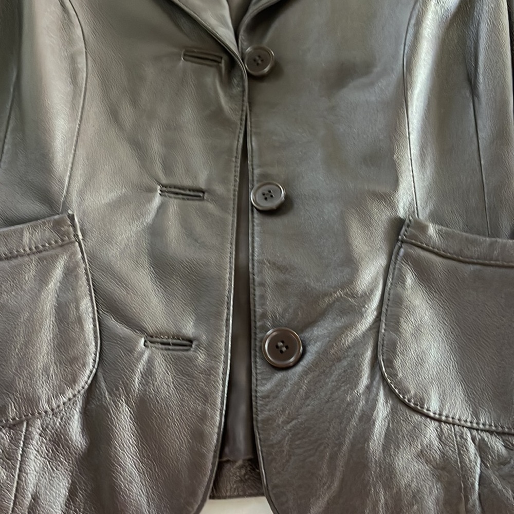 Rampage brown leather jacket - Picture 4 of 5